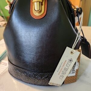New with tags Leather Bucket Bag by Old Trend/Crossbody
